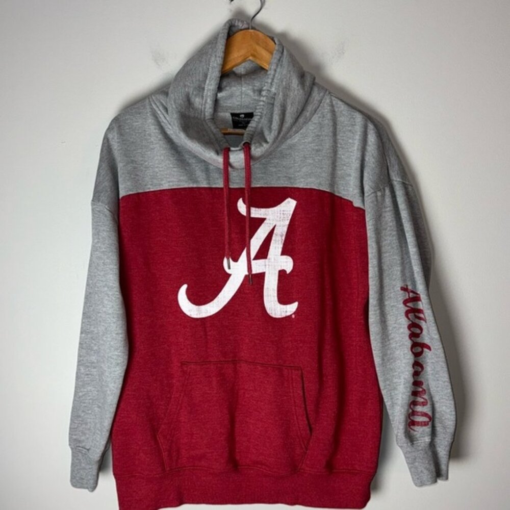 Colosseum Women’s Large Alabama Crimson Tide Gray Red Sweatshirt